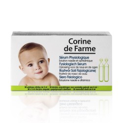 Физиологичен серум за бебета за почистване на нос и очи - Corine de Farme